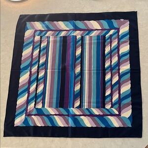 Vintage Totes Rain Scarf Art design colorful rain repellent.  30” x 30”